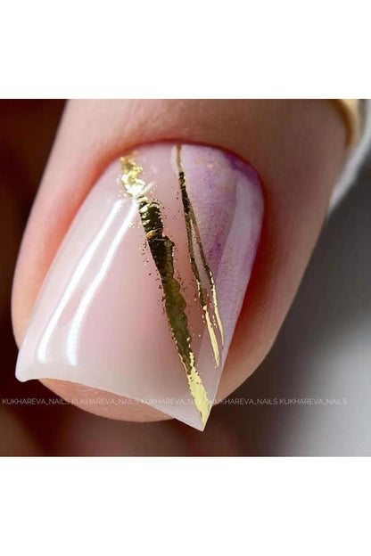 Çizgi Şerit Desenli Tırnak Dövmesi Tırnak Tattoo Nail Art Tırnak Sticker