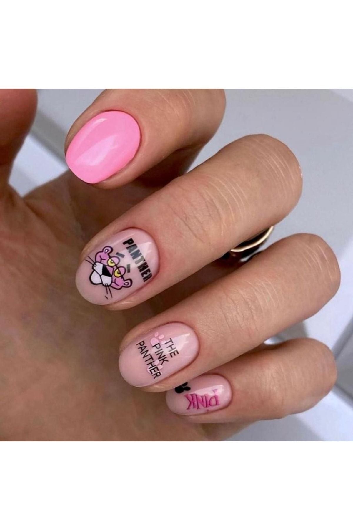 Penpe Panter Desenli Tırnak Dövmesi Tırnak Tattoo Nail Art Tırnak Sticker