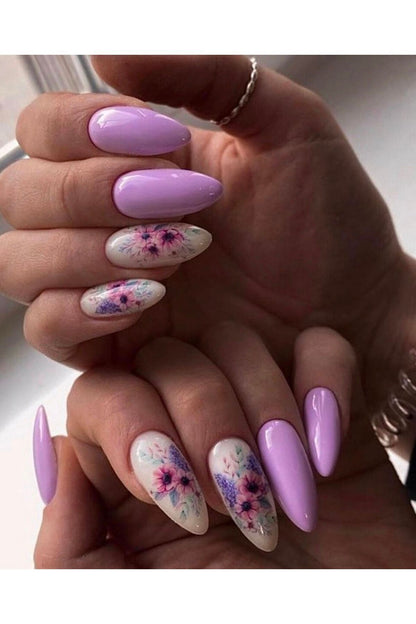 Pembe Gül Desenli Tırnak Dövmesi Tırnak Tattoo Nail Art Tırnak Sticker