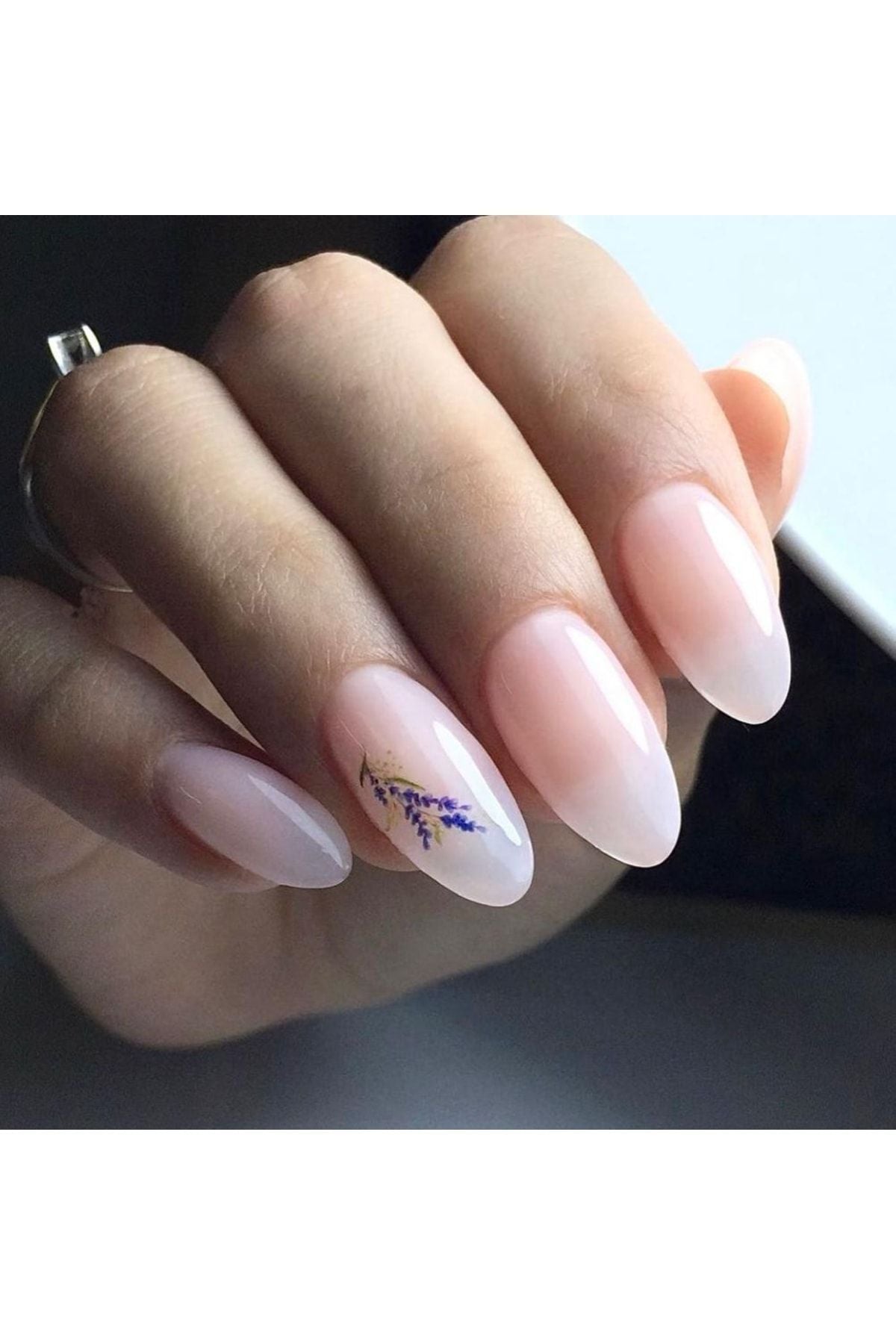 Lavanta Demeti ? Desenli Tırnak Dövmesi Tırnak Tattoo Nail Art Tırnak Sticker