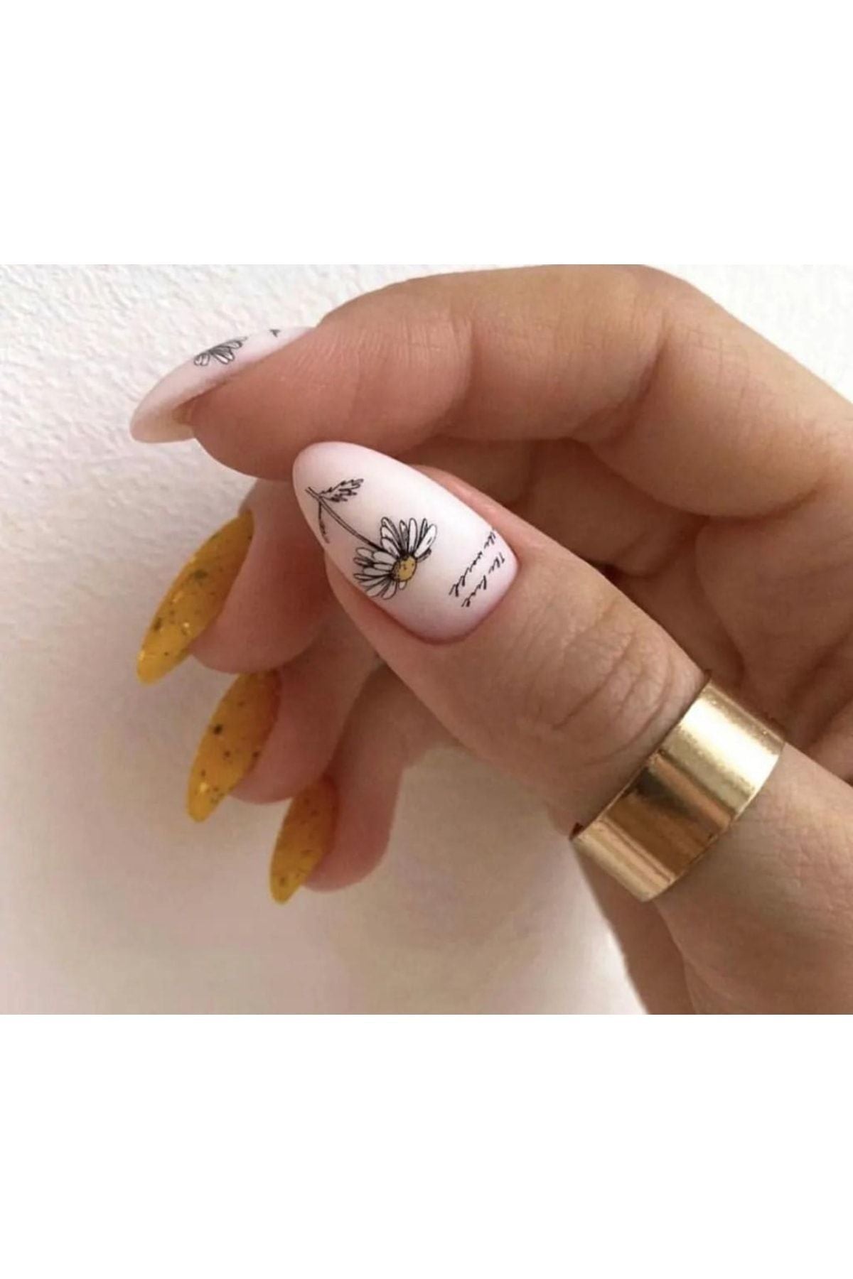 Renkli Ruzgar Gülü? Desenli Tırnak Dövmesi Tırnak Tattoo Nail Art Tırnak Sticker