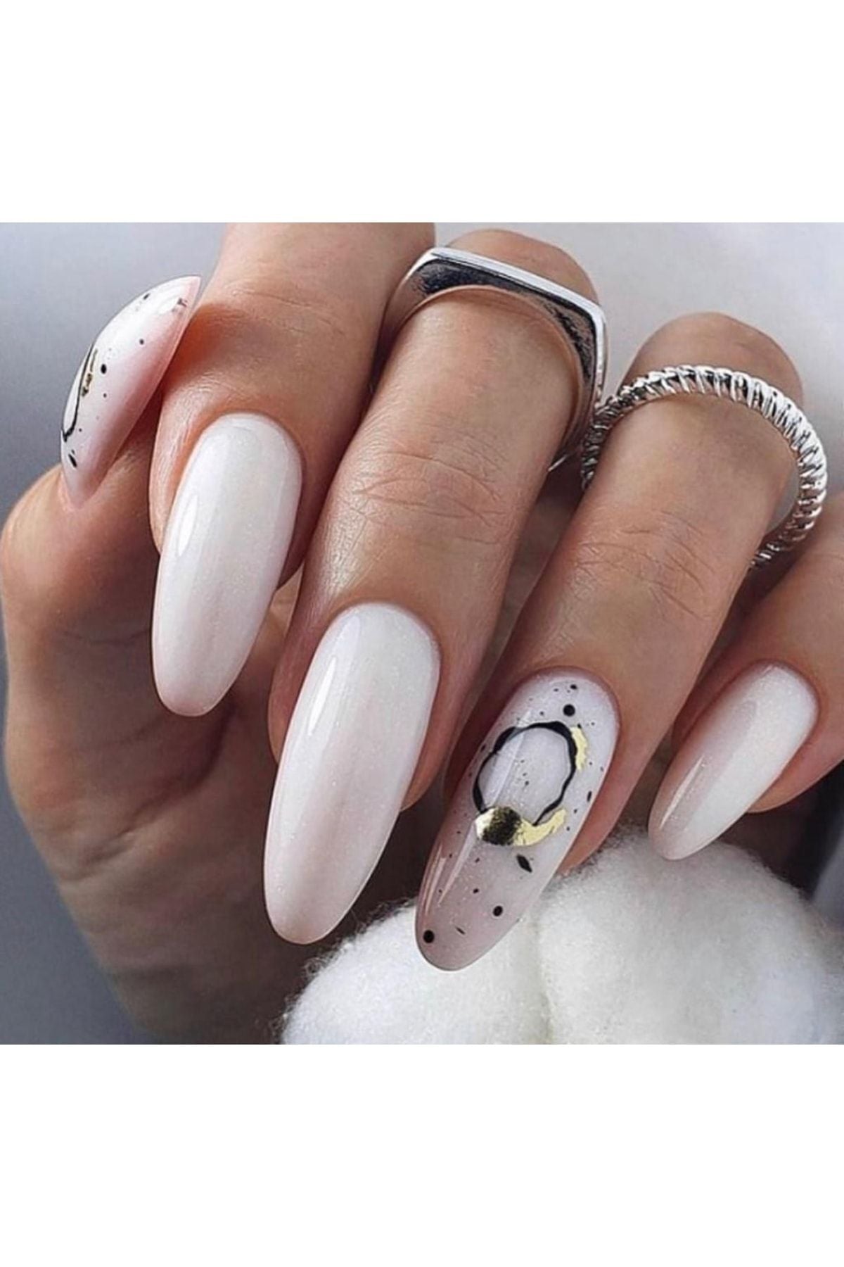 Kahve Renkli Tırnak Dövmesi Tırnak Tattoo Nail Art Tırnak Sticker