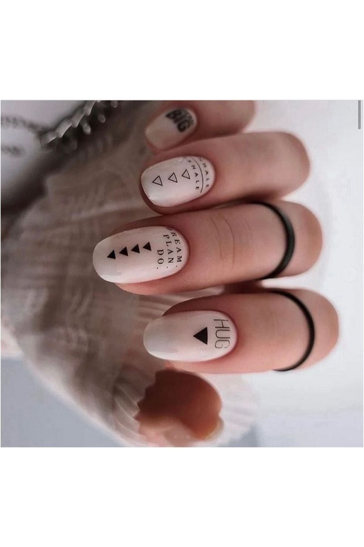 Bıg Desenli Tırnak Dövmesi Tırnak Tattoo Nail Art Tırnak Sticker