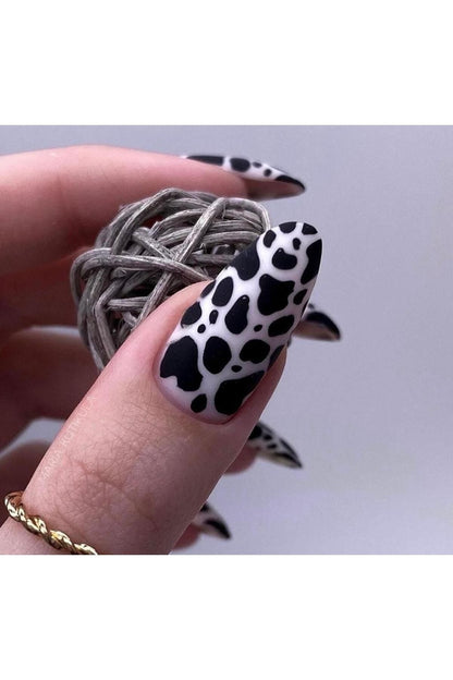 Leopar Desenli Tırnak Dövmesi Tırnak Tattoo Nail Art Tırnak Sticker