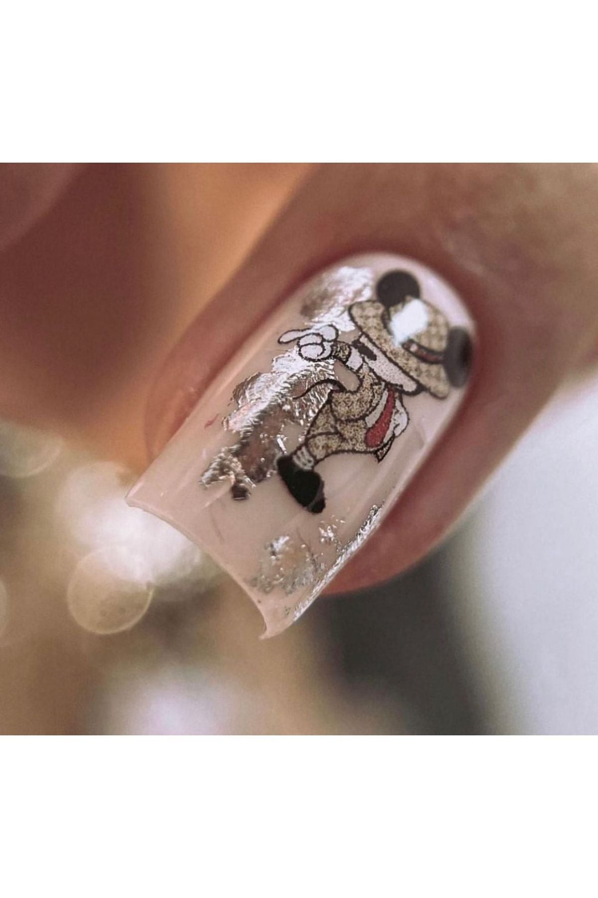 Wife Desenli Tırnak Dövmesi Tırnak Tattoo Nail Art Tırnak Sticker