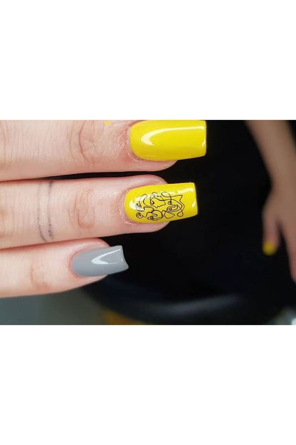 İnsan Suratlı Desenli Tırnak Dövmesi Tırnak Tattoo Nail Art Tırnak Sticker