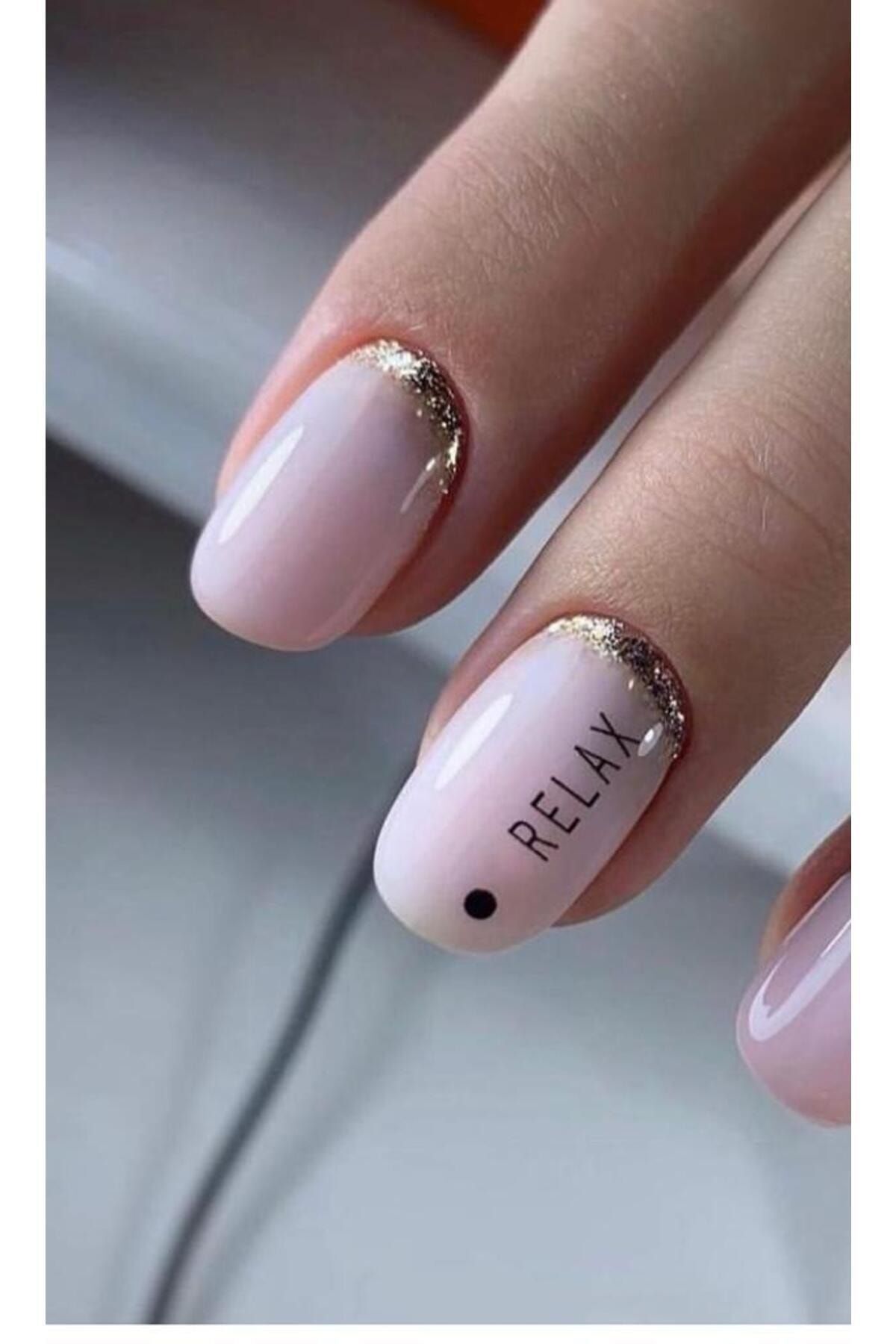 Mood Good Desenli Tırnak Dövmesi Tırnak Tattoo Nail Art Tırnak Sticker