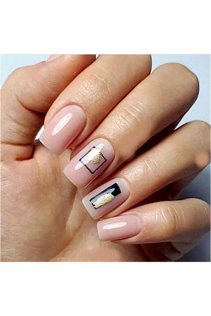 Parlak Desenli Tırnak Dövmesi Tırnak Tattoo Nail Art Tırnak Sticker